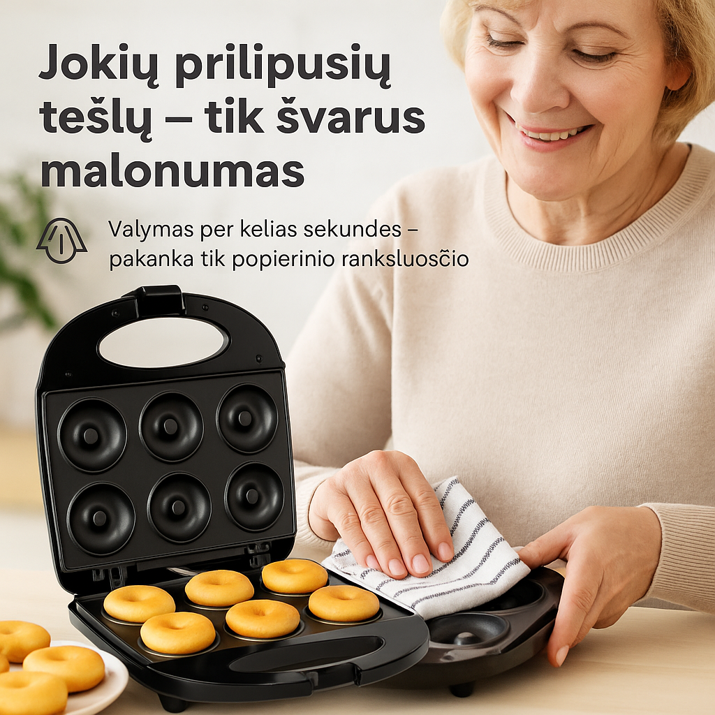 Spurgų kepimo aparatas – tobulos mini spurgos vos per kelias minutes