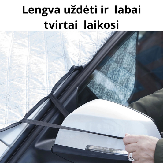 Automobilio priekinio stiklo uždangalas (tinka visiems automobiliams)