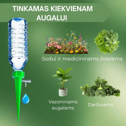 Automatinis augalų laistymo rinkinys, pakuotėje 8 vienetų