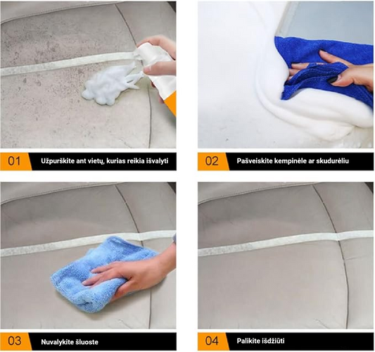 Universalios valymo putos, tinkančios visiems paviršiams, 100 ml