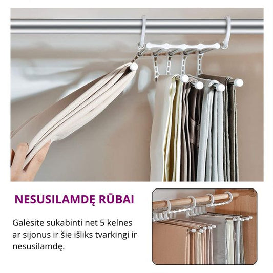 Magiška pakaba kelnėms, sutaupykite 5 kartus daugiau vietos