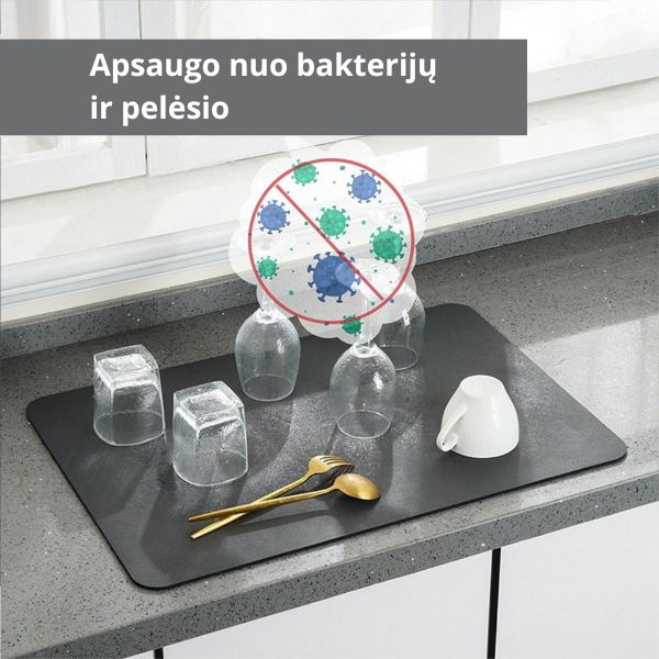 Super sugeriantis vandenį virtuvės kilimėlis