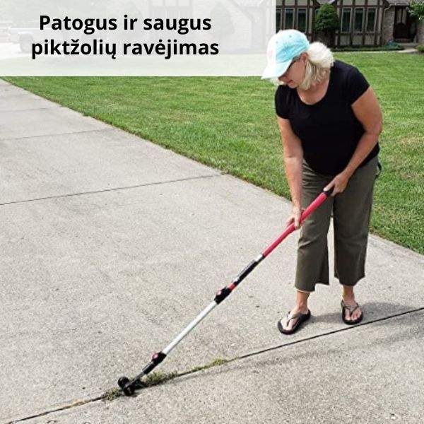 Ravėjimo įrankis - ravėkite atsistoję, be nugaros skausmo