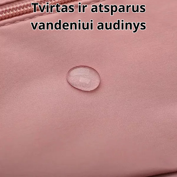 Labai talpus sulankstomas daugiafunkcis krepšys (Juodas)