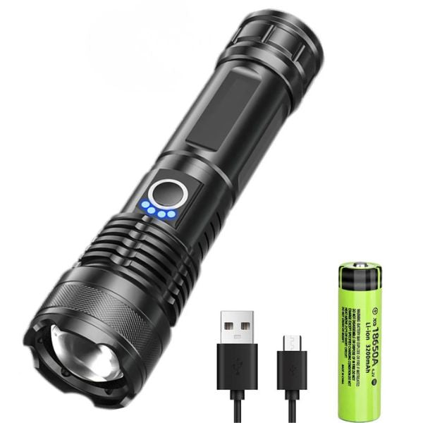 Taktinis LED žibintuvėlis – itin galinga šviesa visoms situacijoms