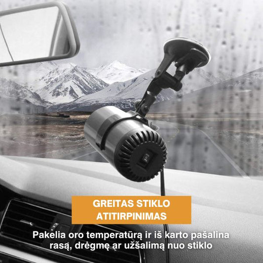 Automobilio stiklo šildytuvas su 360° laikikliu – akimirksniu pašalina rasą ir šaltį