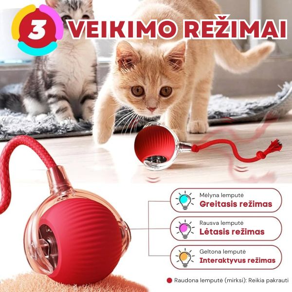 Interaktyvus kačių žaislas, reaguojantis į prisilietimą – linksmos akimirkos be nuobodulio