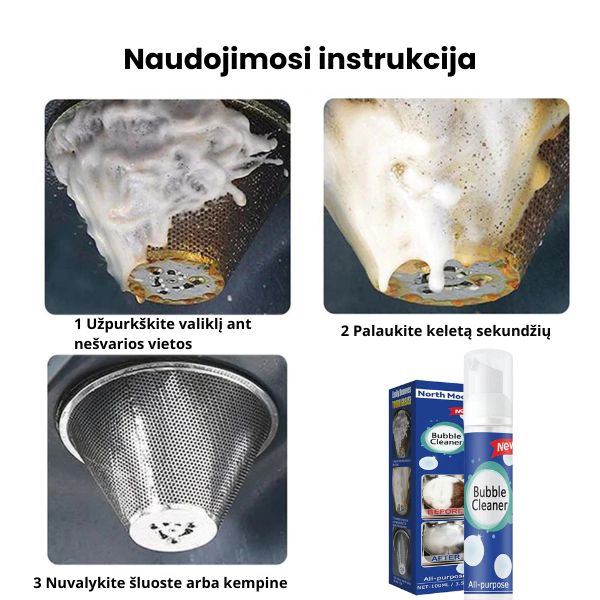 Įvairių nešvarumų nano valiklis (100 ml.)