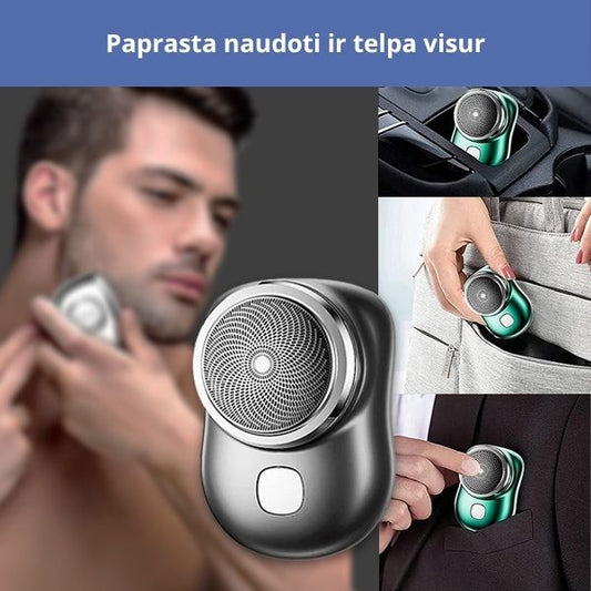 Mini elektrinis skustuvas visam kūnui – glotni oda bet kur ir bet kada