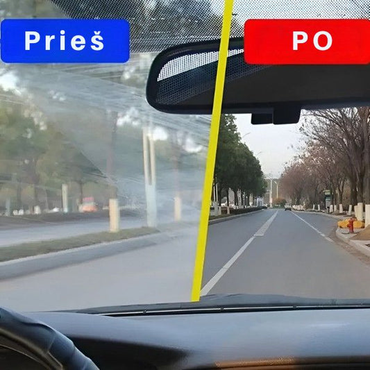 Automobilių stiklų valiklis su šepetėliu – aiškus matomumas ir saugesnis vairavimas