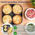 Keptuvė su 4 skyriais – greitas, tolygūs ir sveikesnis maistas be vargo