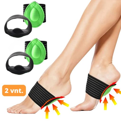 Pėdų arkos atraminiai įtvarai (pakuotėje 2 vienetai)