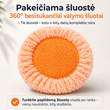 Šluostė- 360° besisukančiai valymo šluotai