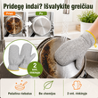 Virtuvinės šveitimo pirštinės iš metalinio pluošto, 2 vnt. – pridegusiems indams be vargo