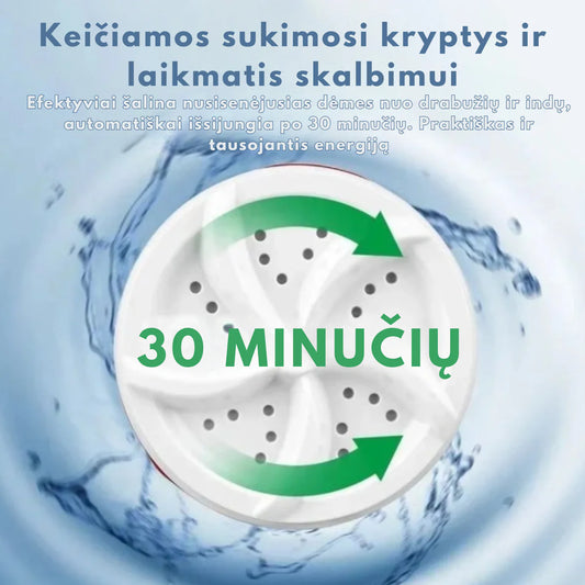 Nešiojama skalbimo ir indų plovimo mašina