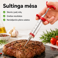 Marinato švirkštas mėsai (injektorius su nerūdijančio plieno adatomis)