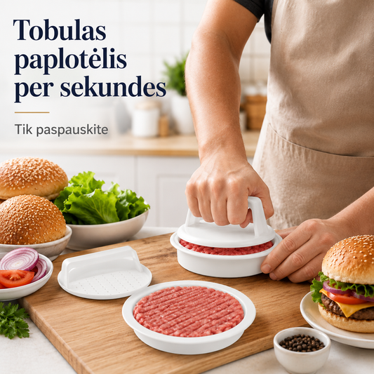 Tobulas paplotėlis per sekundes