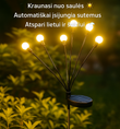 Saulės energija įkraunama dekoratyvinė lempa