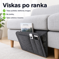 Sofos šoninis organizatorius su kišenėmis (tinka sofoms, foteliams ir lovoms)