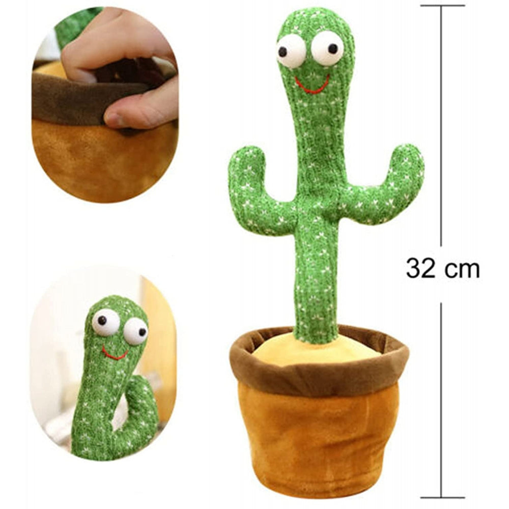 Pliušinis kaktusas, kuris šoka, dainuoja ir atkartoja žodžius