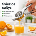 Citrusinių vaisių sulčiaspaudė (plieninė, rankinė)