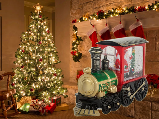 Kalėdinė LED dekoracija „Kalėdinis traukinukas“ – švytintis Kalėdų stebuklas tavo namuose