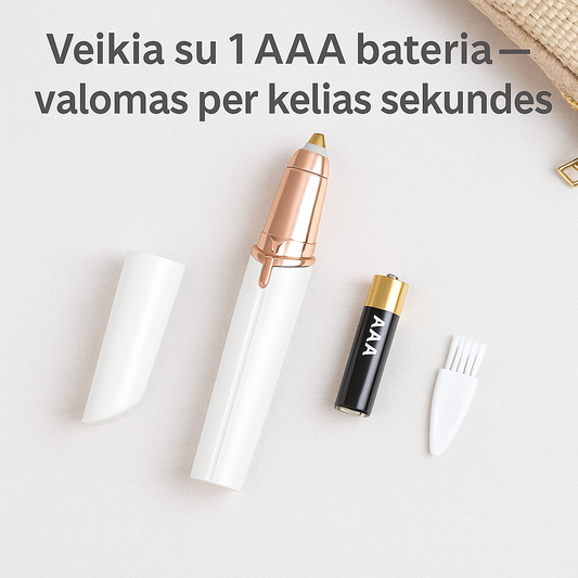 Prietaisas antakių formavimui ir plaukelių šalinimui