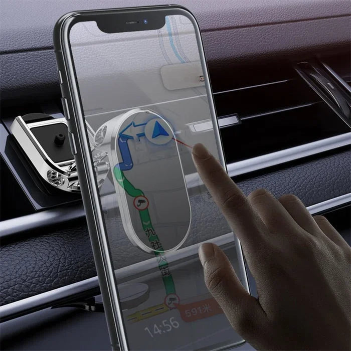 Sulankstomas magnetinis automobilio telefono laikiklis – saugus ir patogus naudojimas kelyje