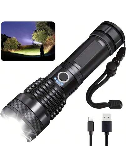 Taktinis LED žibintuvėlis – itin galinga šviesa visoms situacijoms