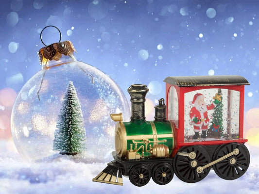 Kalėdinė LED dekoracija „Kalėdinis traukinukas“ – švytintis Kalėdų stebuklas tavo namuose