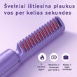 Belaidis plaukų tiesintuvas-šukos – tiesiems ir švelniems plaukams