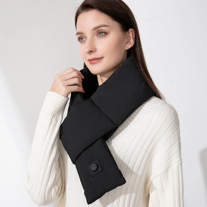 Šildomas šalikas – maloni šiluma kiekviename žingsnyje