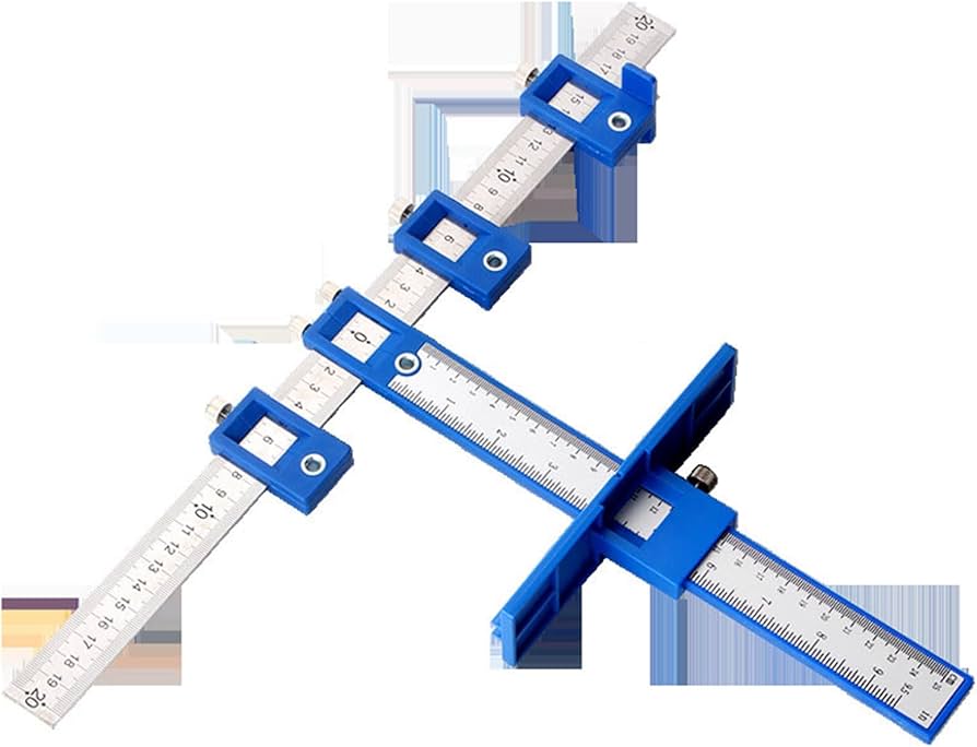 Reguliuojamas skylių gręžimo šablonas – išvenkite atstumo matavimo klaidų