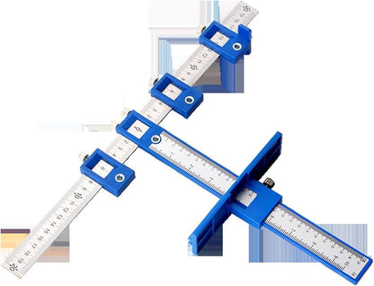 Reguliuojamas skylių gręžimo šablonas – išvenkite atstumo matavimo klaidų