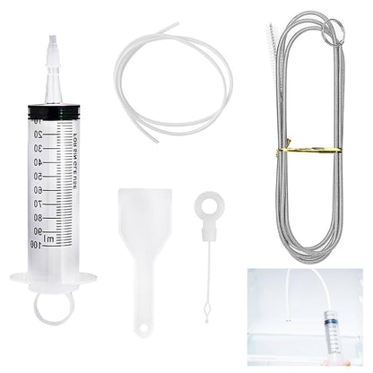 Šaldytuvo užsikimšimų šalinimo rinkinys – greitas sprendimas blogam kvapui ir pelėsiui naikinti