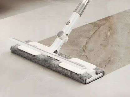 Langų ir grindų šluota du viename su mikropluoštu ir nubraukėju – švara be dryžių ir vargo