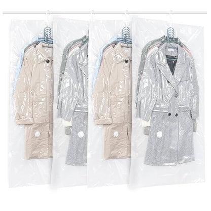 Pakabinami vakuuminiai drabužių maišai (4 vnt.) – sutaupykite vietos ir apsaugokite rūbus