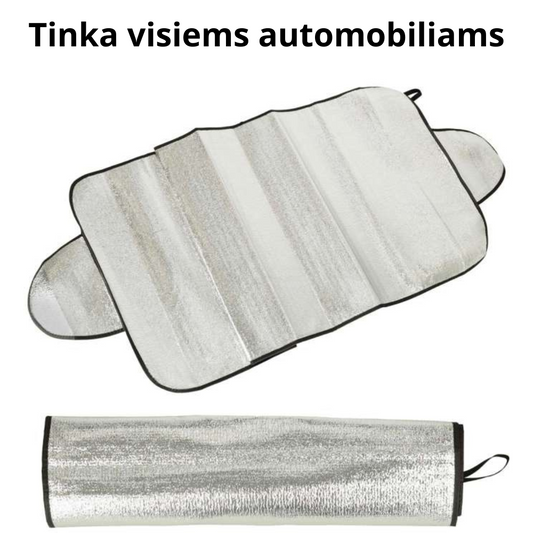 Nuo saulės kaitros apsauganti automobilio priekinio stiklo apsauga