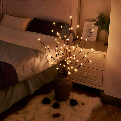 LED dekoratyvinė šaka su lemputėmis – jauki šviesa ir stilinga puošmena jūsų namams