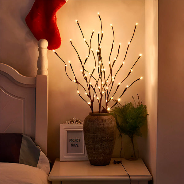 LED dekoratyvinė šaka su lemputėmis – jauki šviesa ir stilinga puošmena jūsų namams