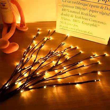 LED dekoratyvinė šaka su lemputėmis – jauki šviesa ir stilinga puošmena jūsų namams