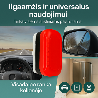 Automobilių stiklų valiklis su šepetėliu – aiškus matomumas ir saugesnis vairavimas