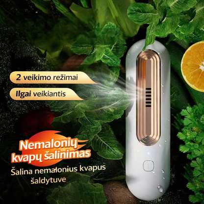 Šaldytuvo kvapų naikintojas – gaivus oras be nemalonių kvapų