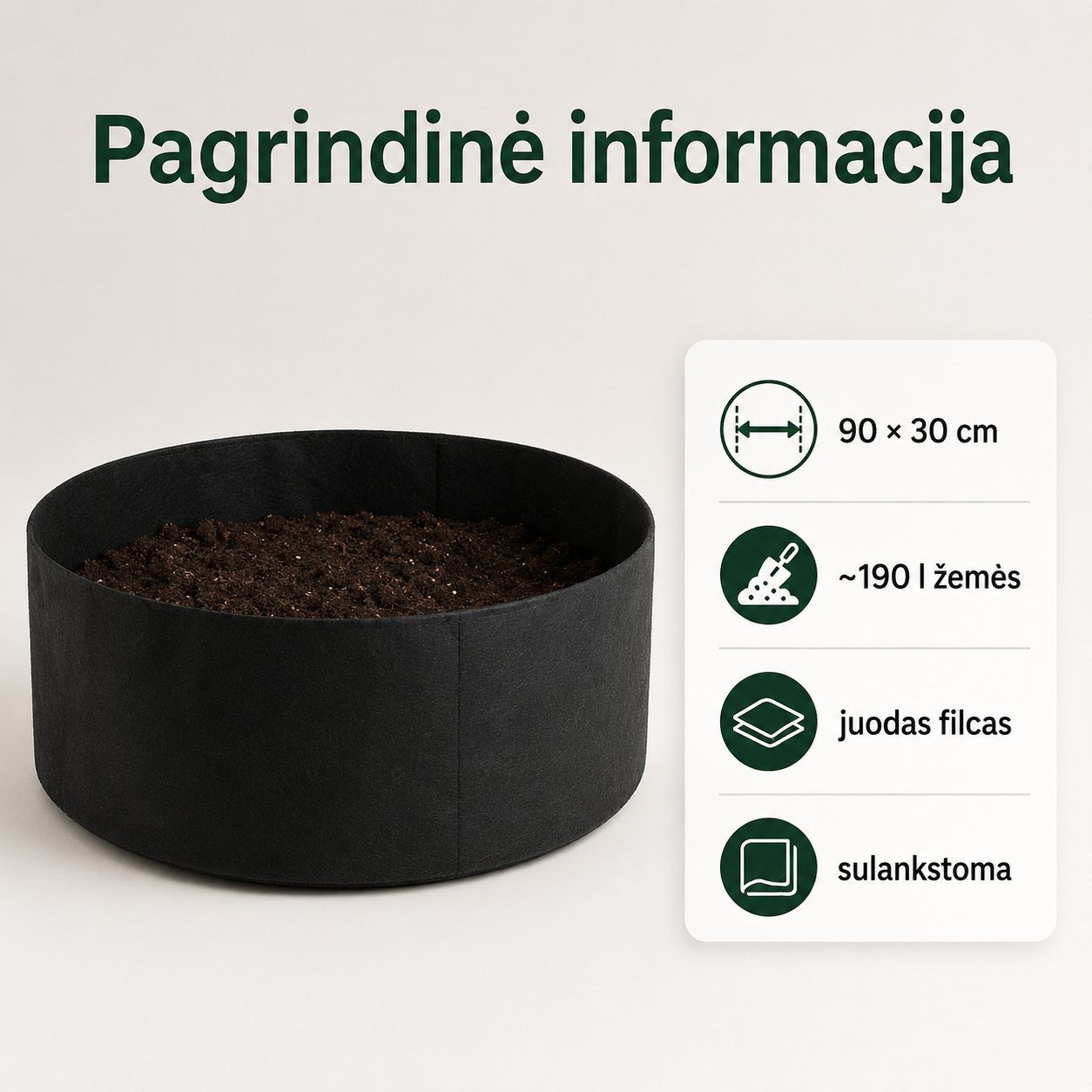 Daržovių ir žolelių auginimo lysvė (sulankstoma, tinka balkonui ir terasai) – nuotrauka 6