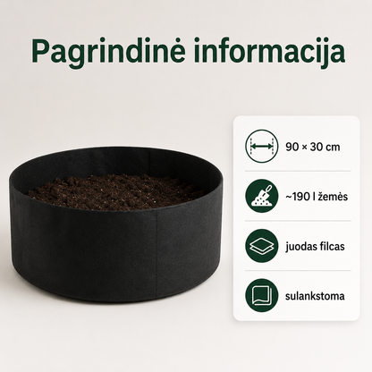 Daržovių ir žolelių auginimo lysvė (sulankstoma, tinka balkonui ir terasai) – nuotrauka 6