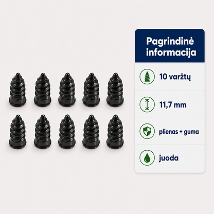 Padangų remonto rinkinys (užtaiso pradūrimus, tinka automobiliams ir dviračiams – nuotrauka 5