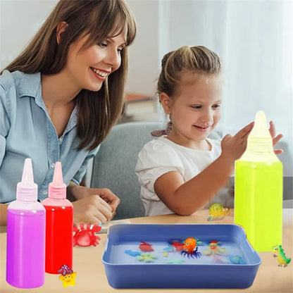 Magiškos vandens spalvos su formelėmis – kūrybai be netvarkos ir su begale vaizduotės