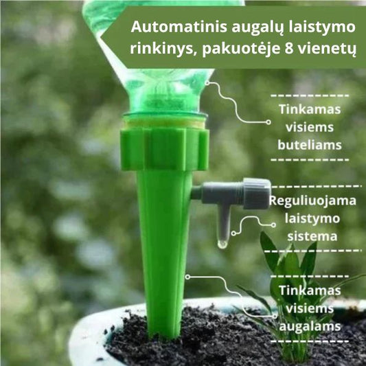 Automatinis augalų laistymo rinkinys, pakuotėje 8 vienetų