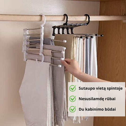Magiška pakaba kelnėms, sutaupykite 5 kartus daugiau vietos