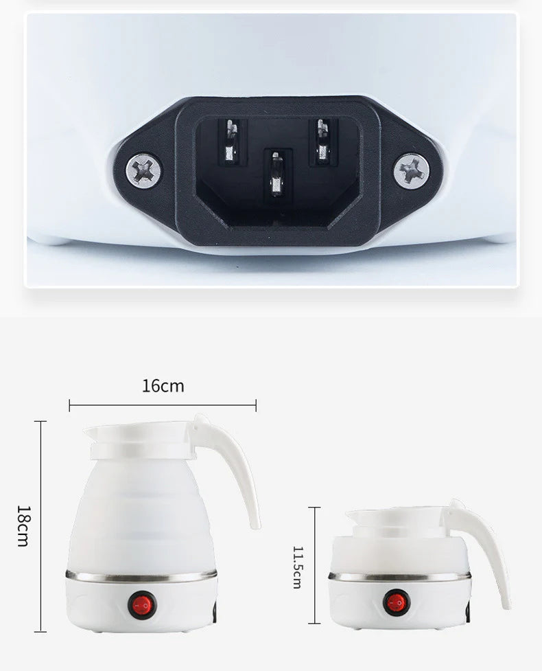 Sulankstomas elektrinis virdulys – karštas vanduo bet kur ir bet kada